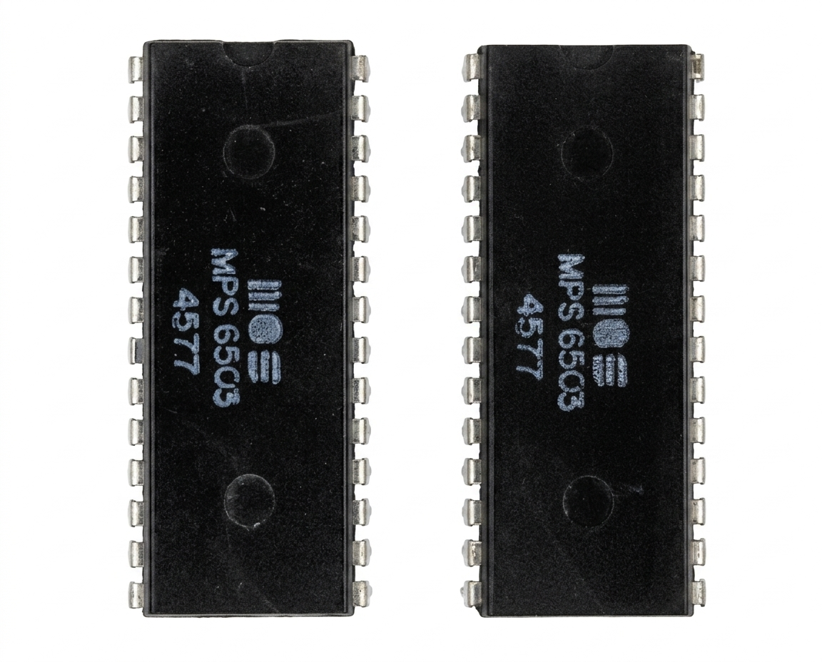 MOS 6503 - 8-Bit-CPU (28-pin, 4 KB) - DIP28