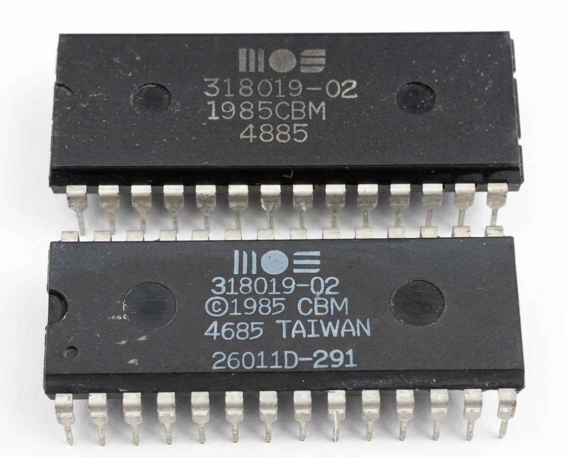 MOS 318019-02 - C128 BASIC-V7 High $8000-$BFFF - DIP28