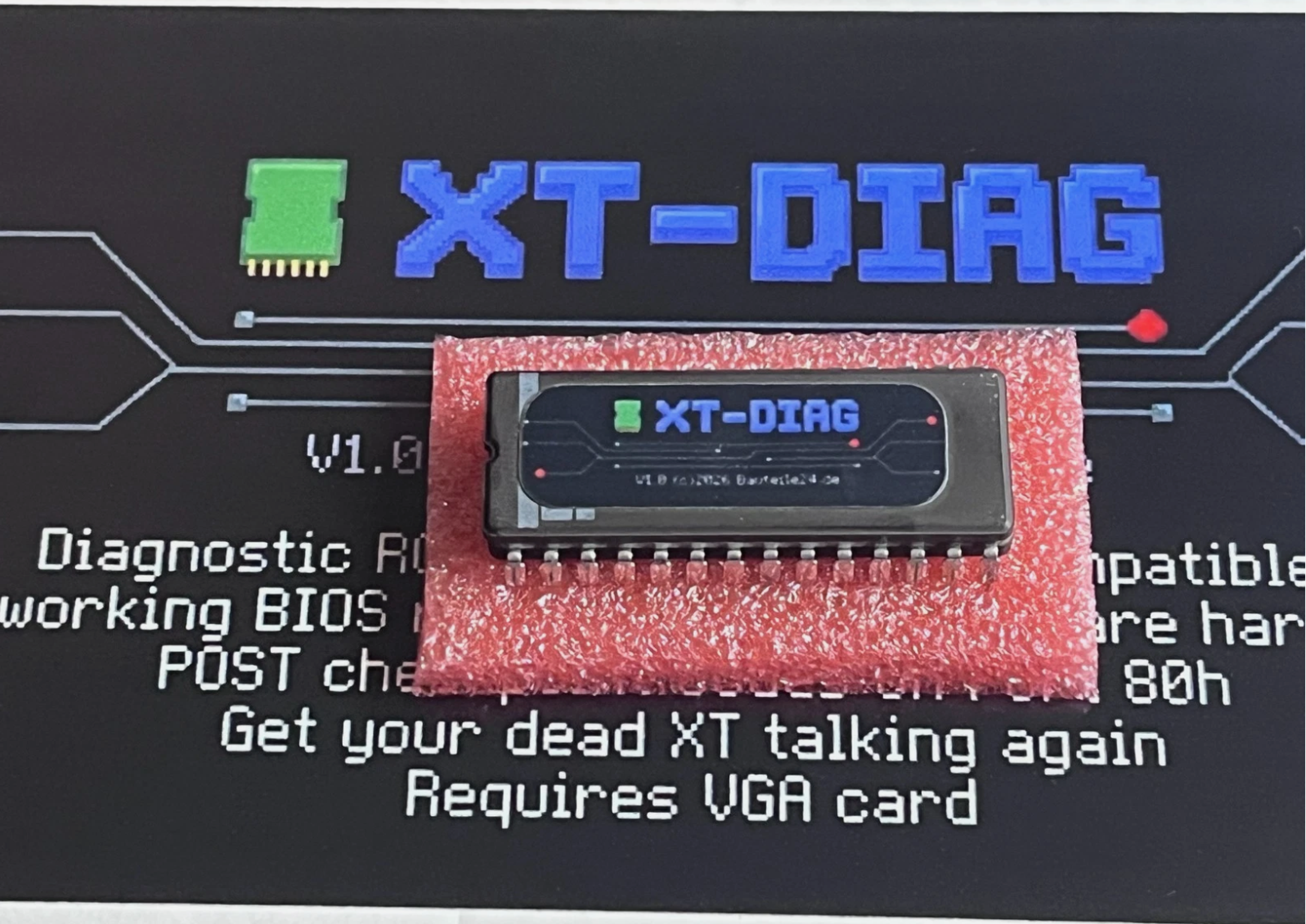 IBM 5160 + XT-Clone DIAG-ROM, Port-80h POST-Code
