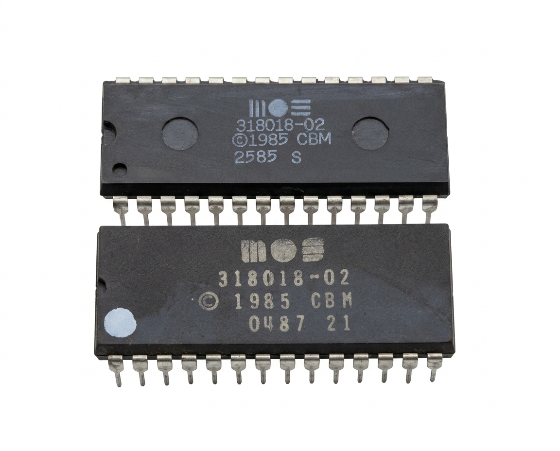 MOS 318018-02 - C128 BASIC-V7 Low $4000-$7FFF - DIP28